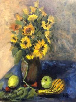 Sunflower still-life