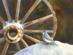 Bird and wheel