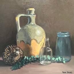 Jug and glass